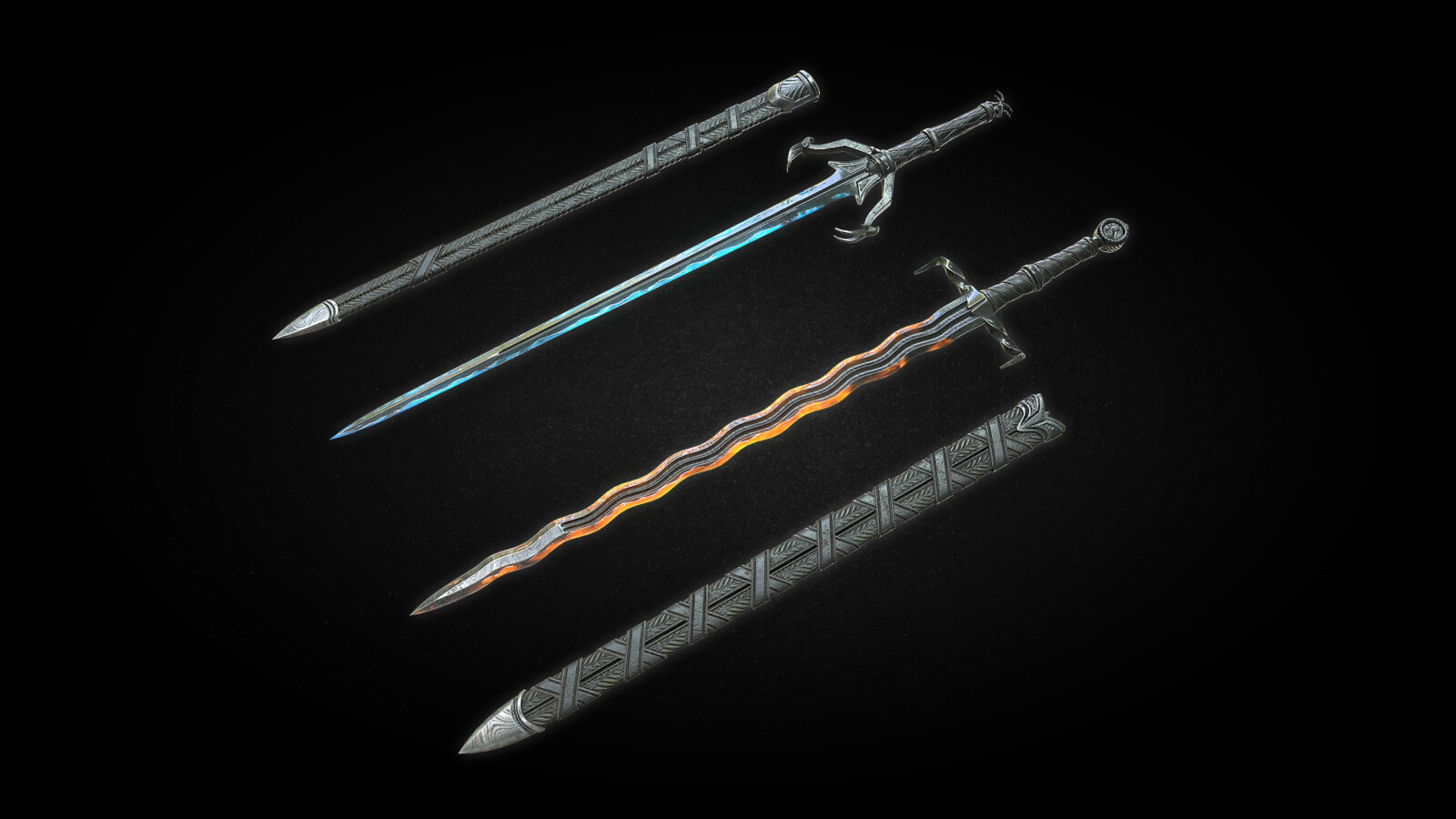 The witcher 3 e3 swords фото 94