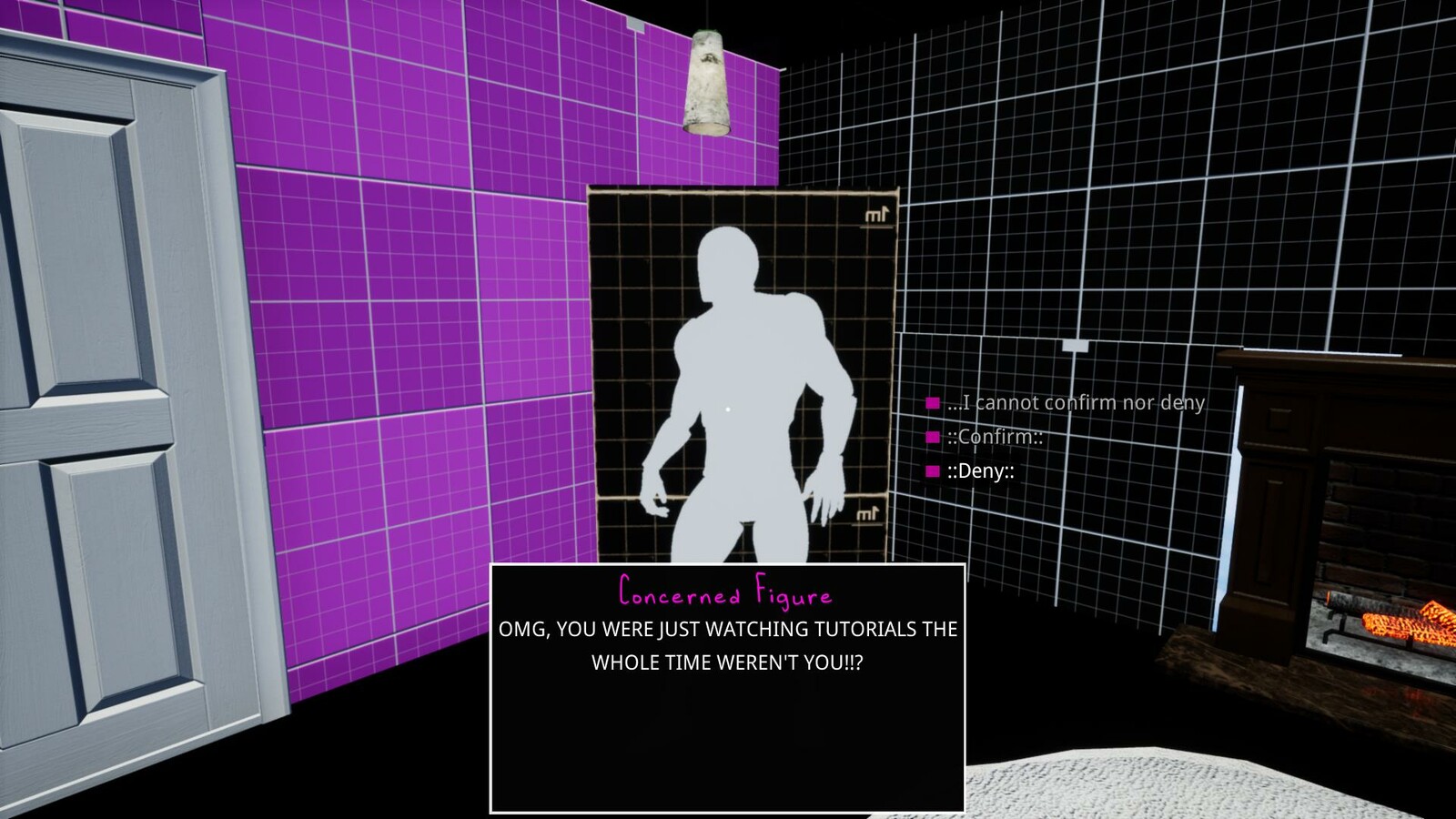 Dialogue that introduces the concept to the player