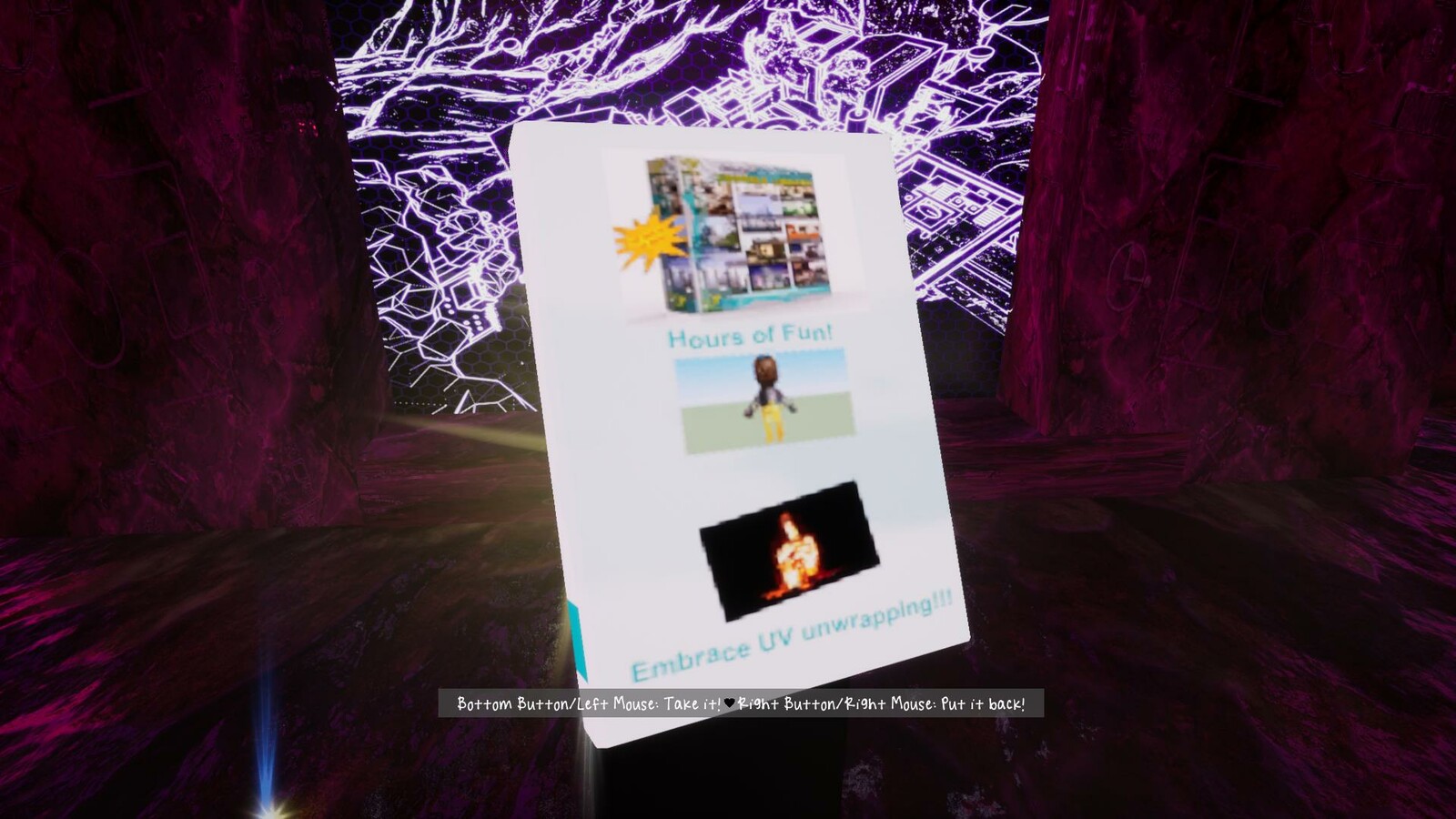 The 3D modeling software pickup close up