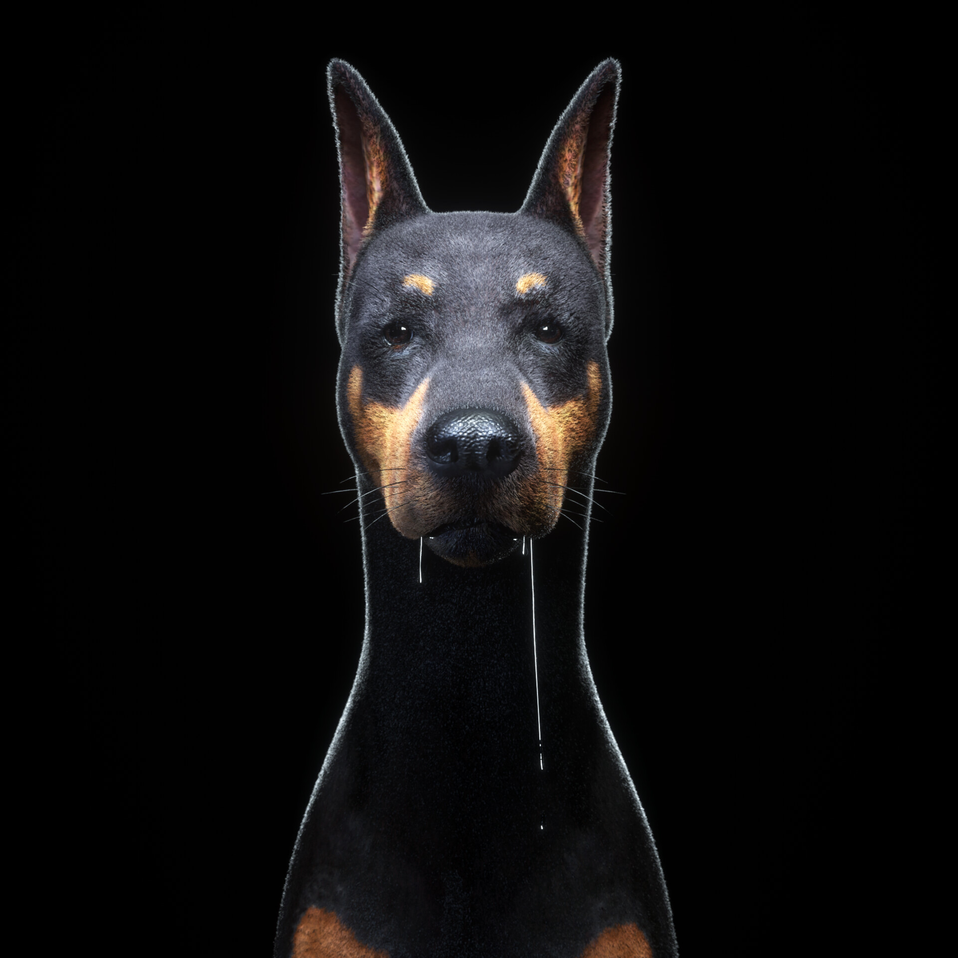 Mikołaj Sawicki - Doberman 3d animation