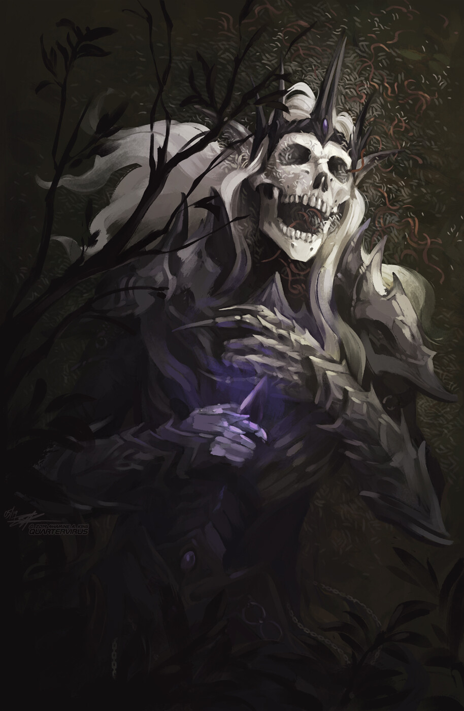 "Oh, my dear. I didn't mean to imply that you have a choice. I will make you another in a long tradition of Worm Thralls, and take my time in studying you. Your very soul will be forfeit to me."