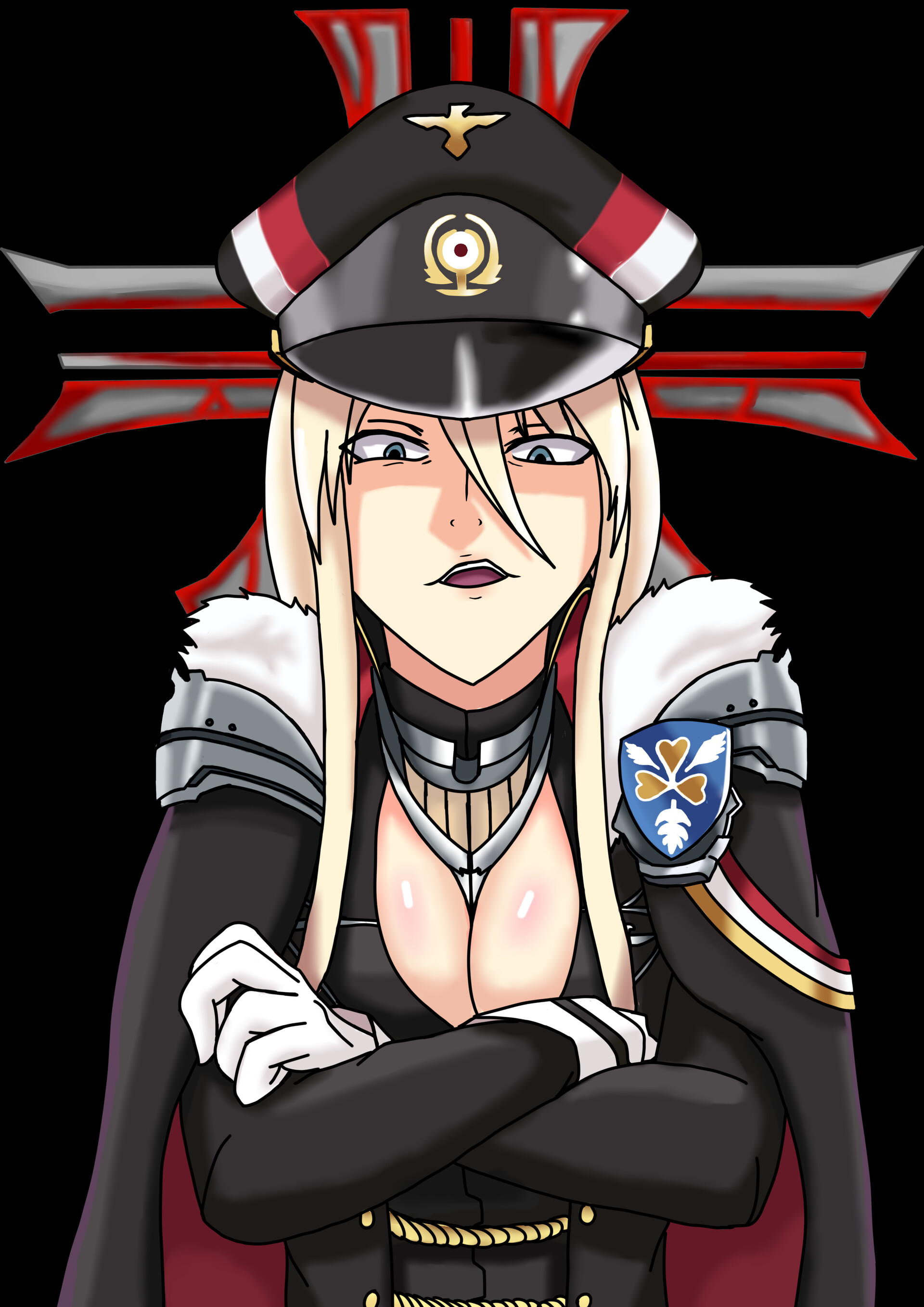 Alex Lancestr Bismarck Azur Lane Bismarck in her beacon of the ironblood version from azur lane, third and last reward of the february pack. alex lancestr bismarck azur lane