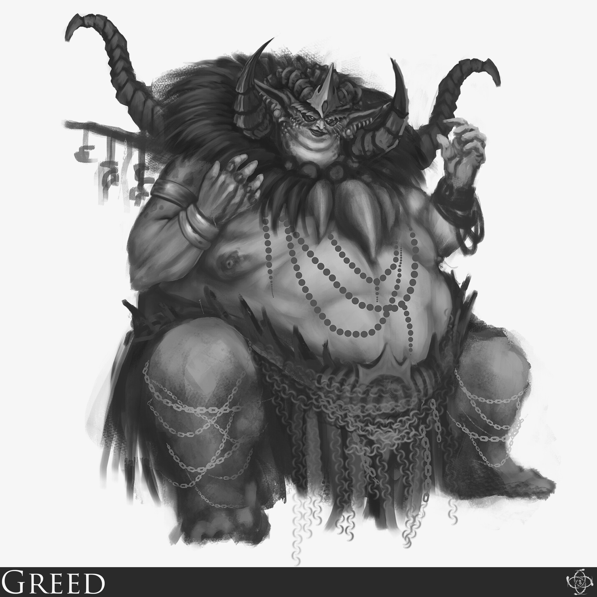 Artstation Greed 7 Deadly Sins