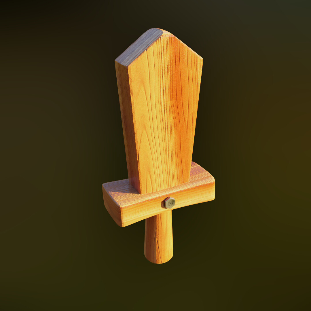 ArtStation Wooden Sword