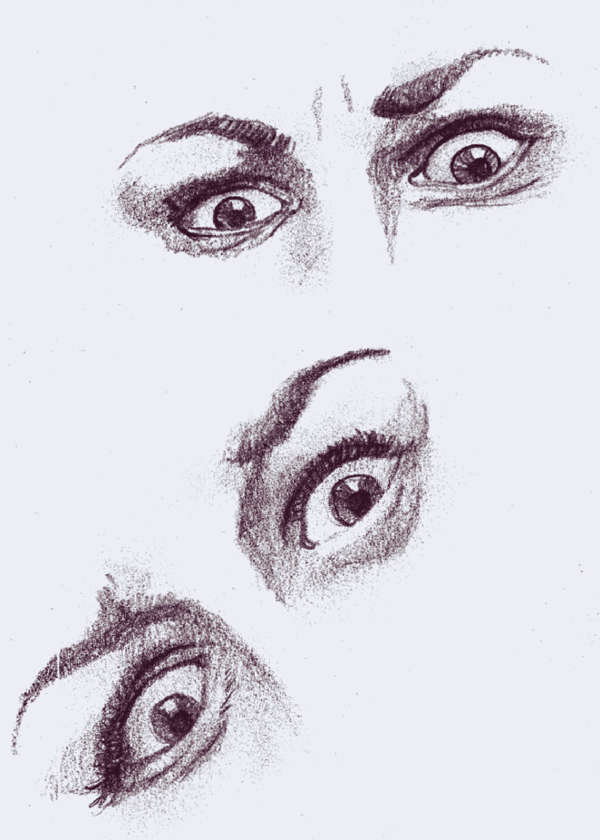 Godserg Art Eyes Pencil Sketches