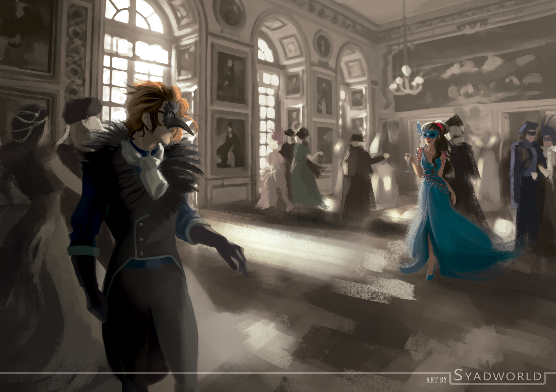 Artstation Masquerade Tina Valencia Syadworld