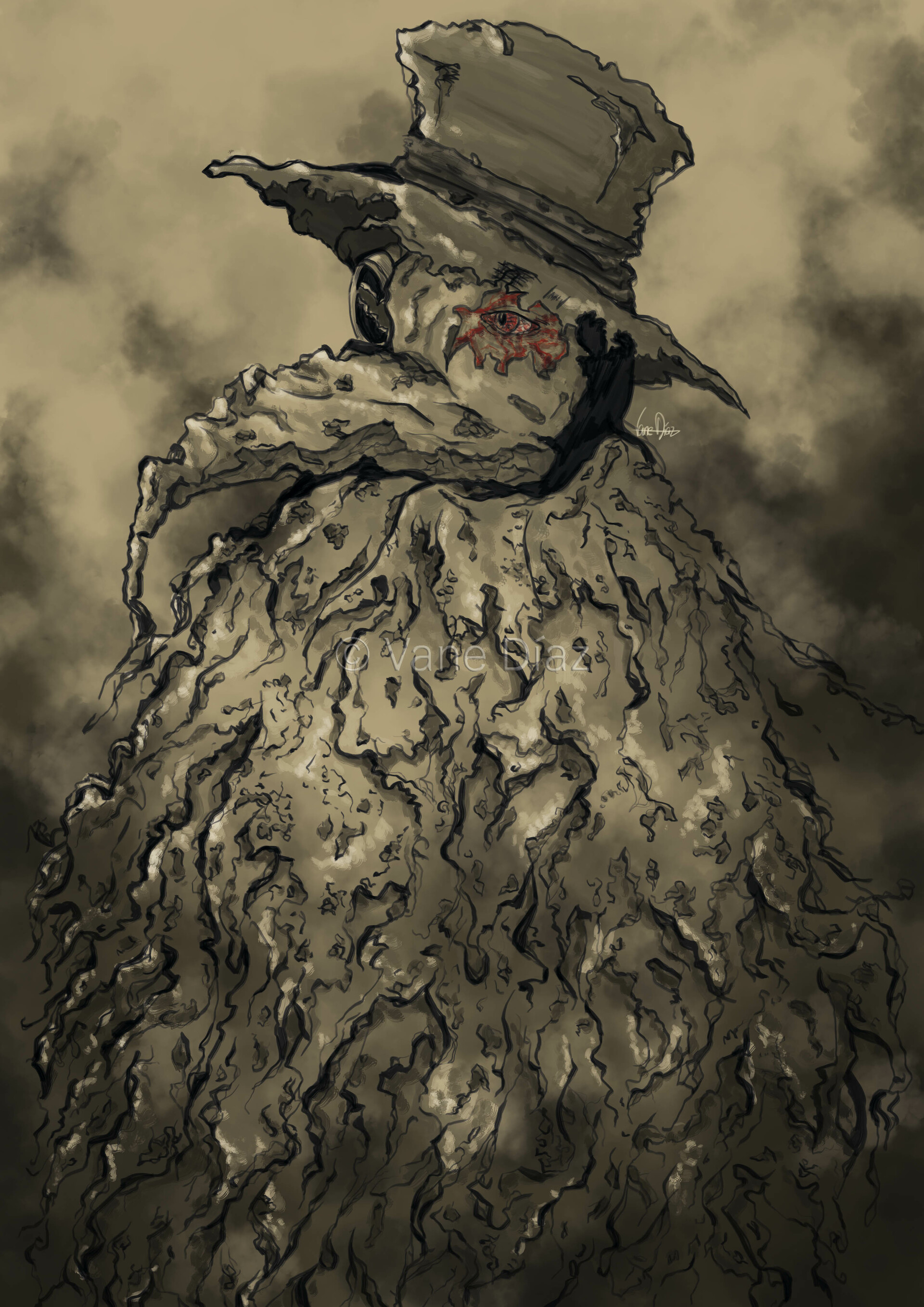 Artstation Zombie Plague Doctor Vanessa Diaz