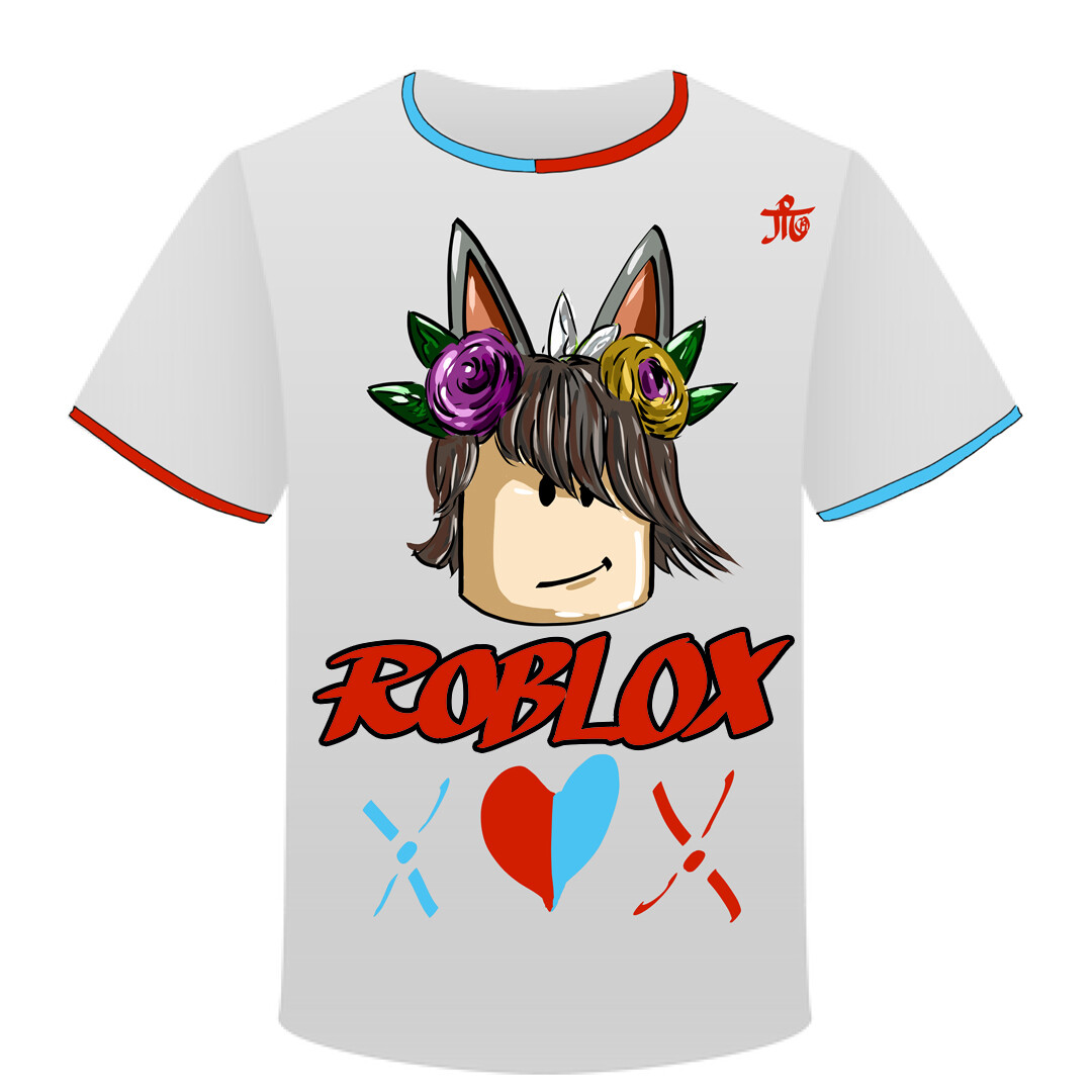 Artstation Roblox T Shirt Design Angel Garcia Nieto - roblox instagram t shirt