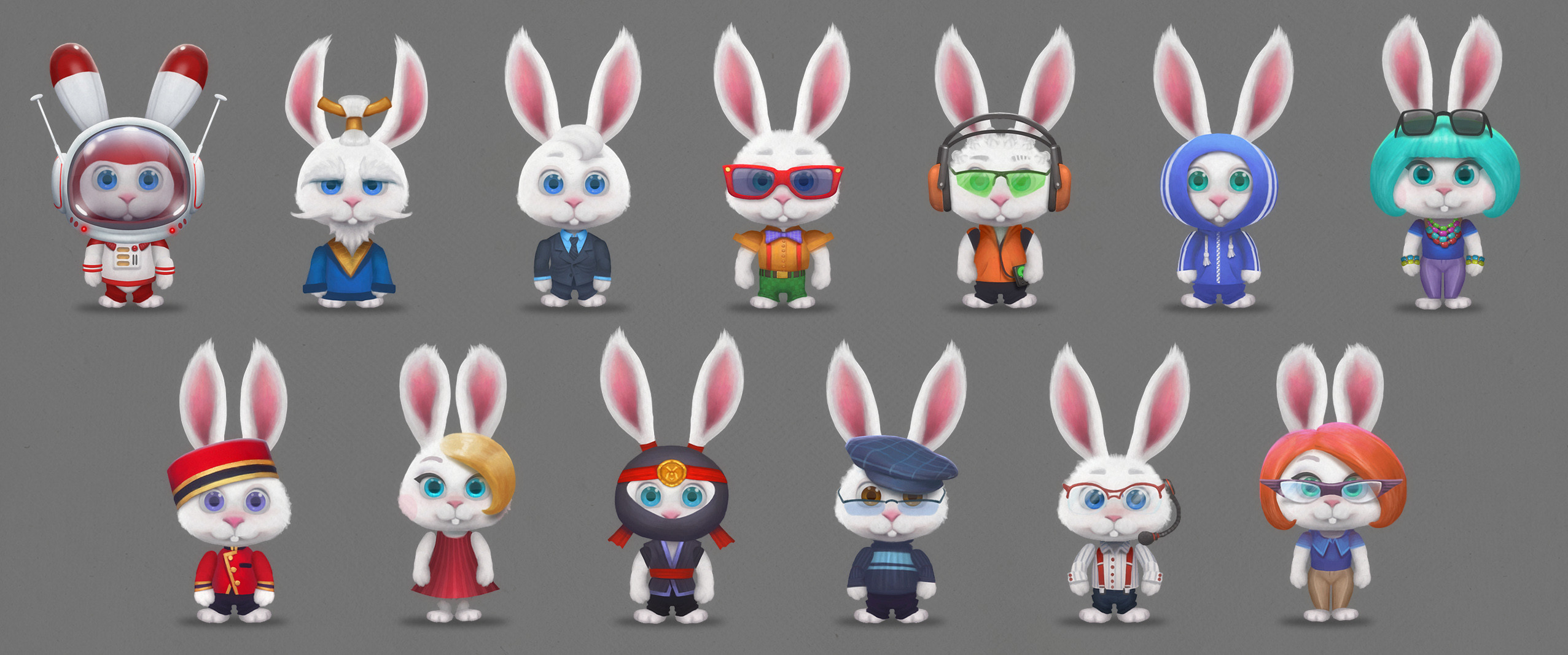 Artur Salzberg - Various Projects - characters