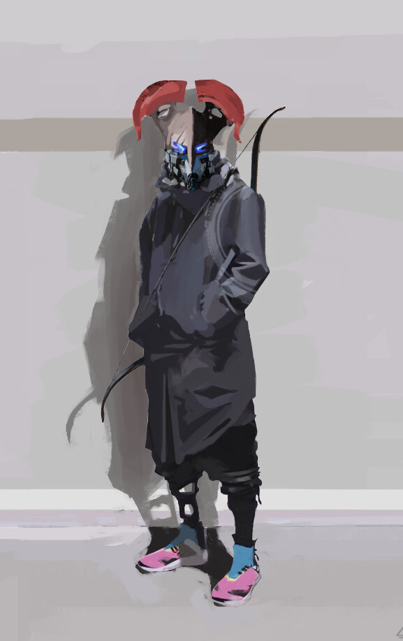 ArtStation Cyber Archer