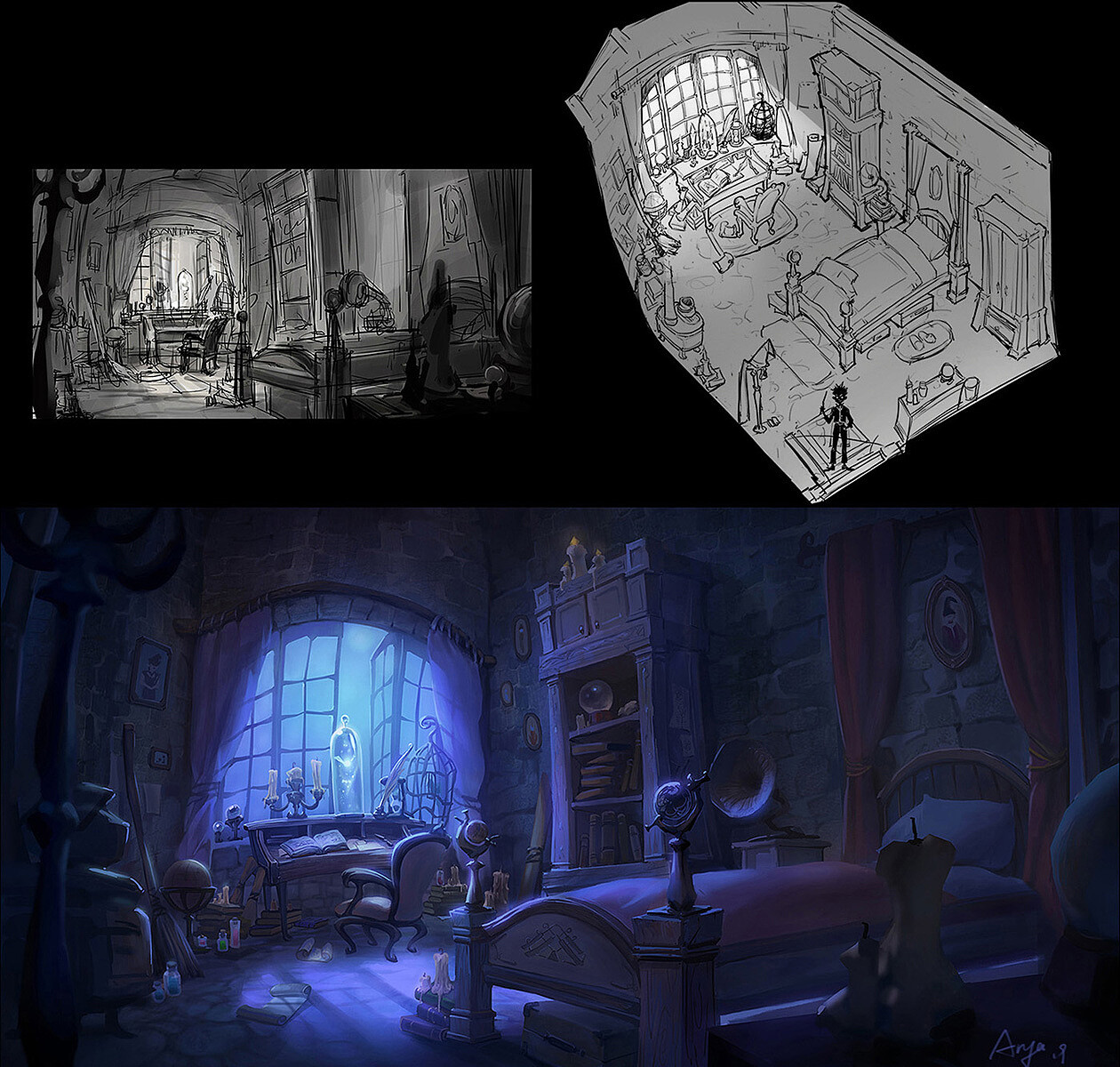 ArtStation Magic dormitory