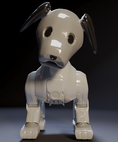 Anton SHigapov - cute robot dog looks into your eyes