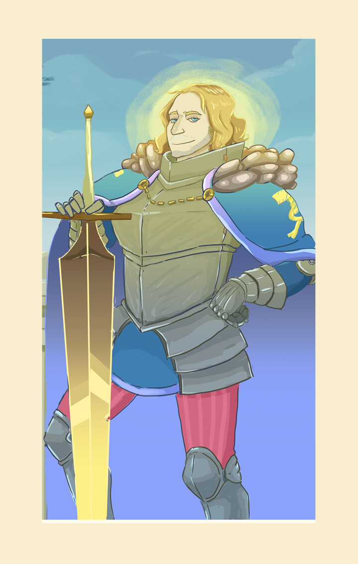 Business Card Front C: Paladin
Character tribute permission to Ashley Mae