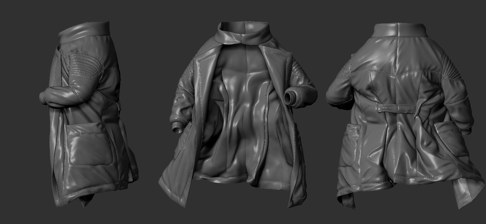jacket sculpt detail