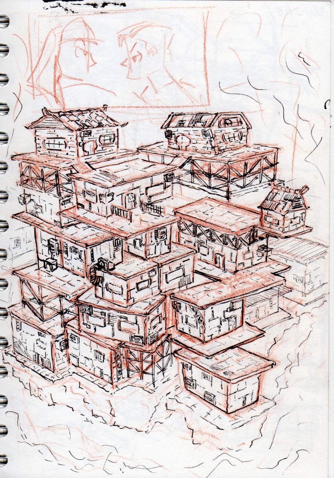 Sky City Sketch. 