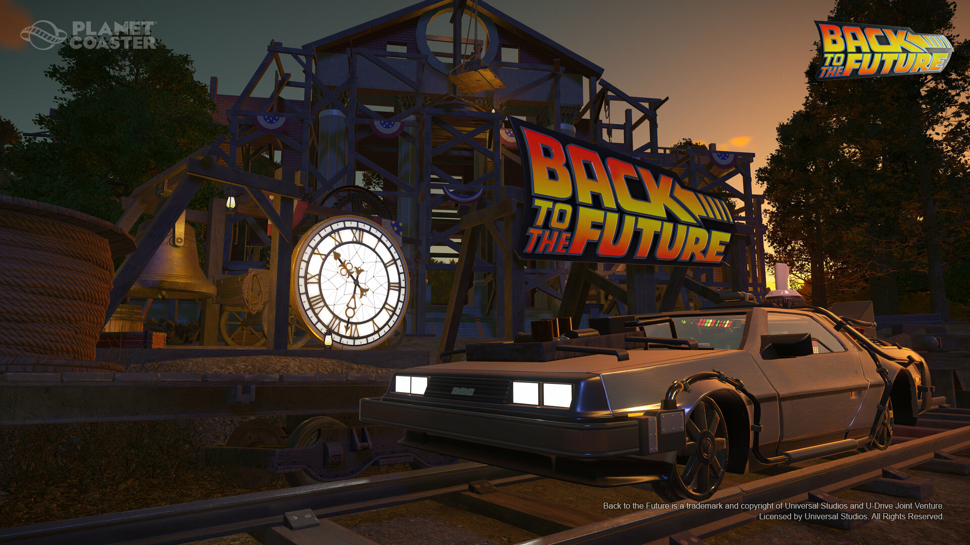 Rob Moore Planet Coaster Back to the future