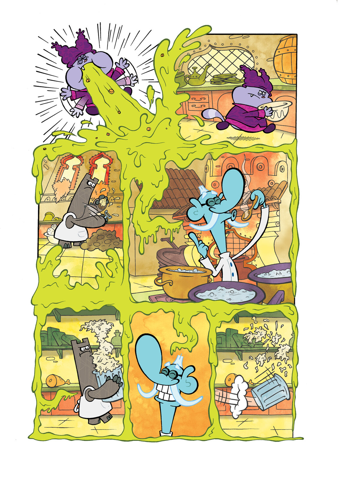 'Chowder' comic page excerpt for Skyjack Publishing.
