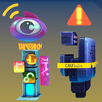 Artstation Ralph Breaks The Internet 3d Props For Disney Realms Mirco Pinna