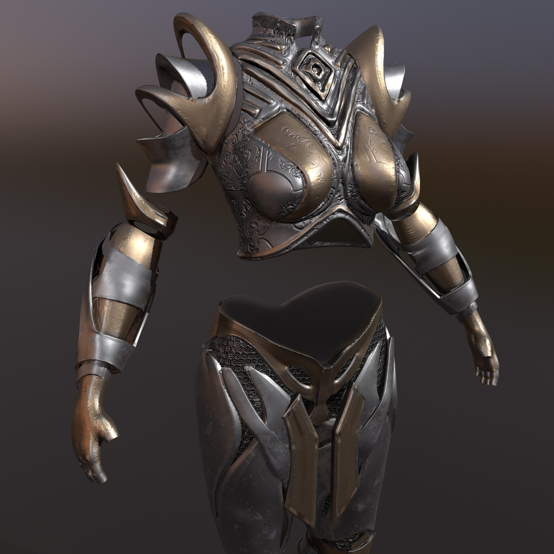 female warrior armour