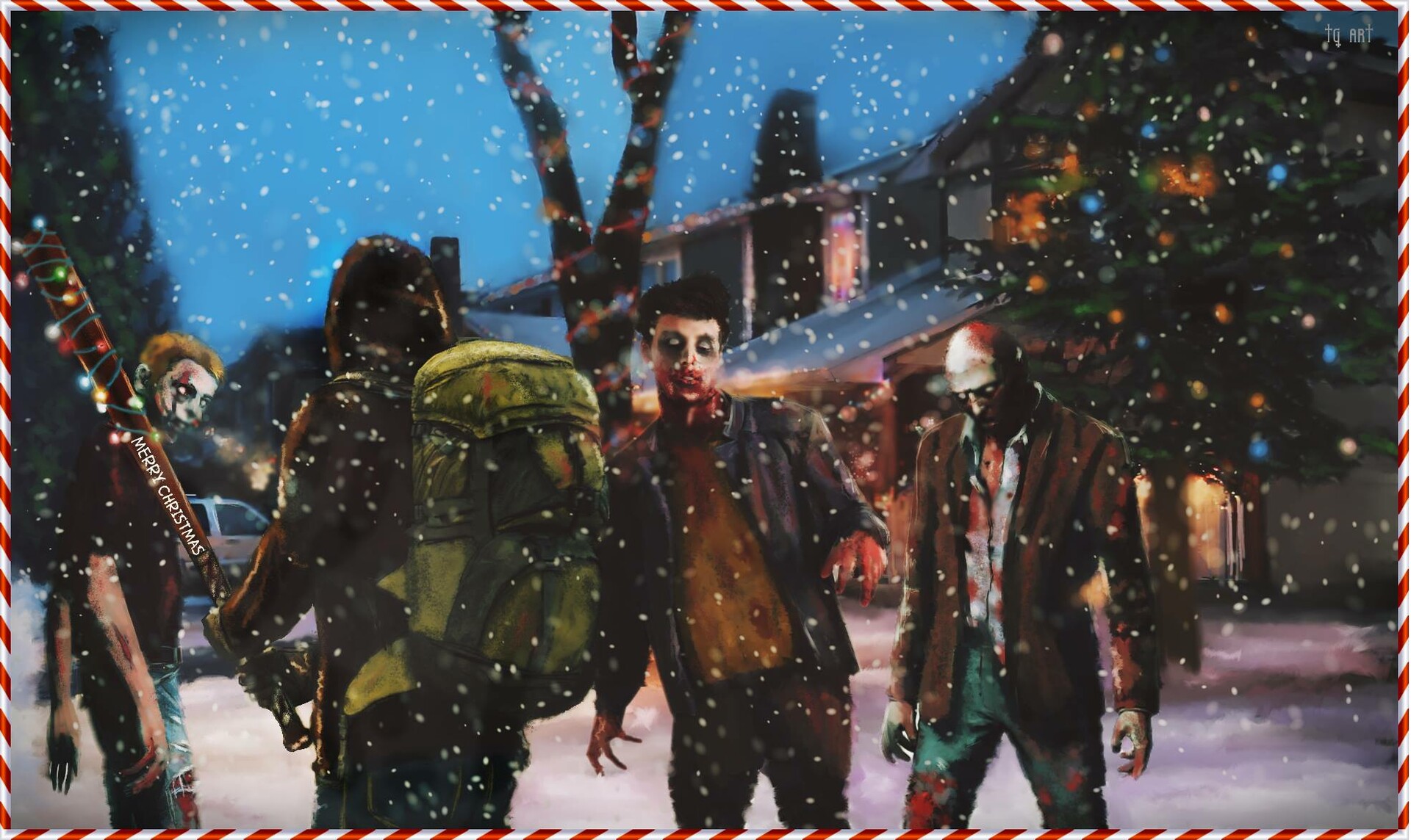 Gabor Tordai Zombie Christmas Fan Art Zombie Cosplays And Game