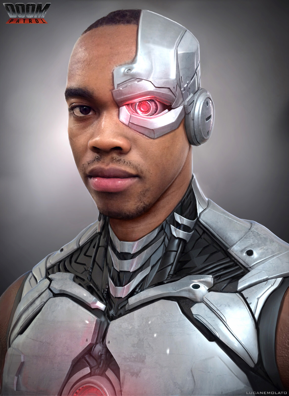 Doom Patrol Cyborg Costume Artstation Dcu Doom Patrol Cyborg Portrait Luca Nemolato artstation dcu doom patrol cyborg