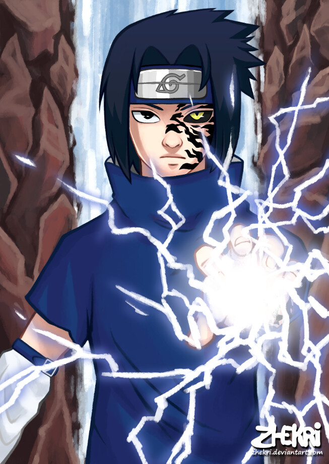 Get Wallpaper Artstation Sasuke Curse Mark Painting Goncalo Santos Desktop Wallpaper Free