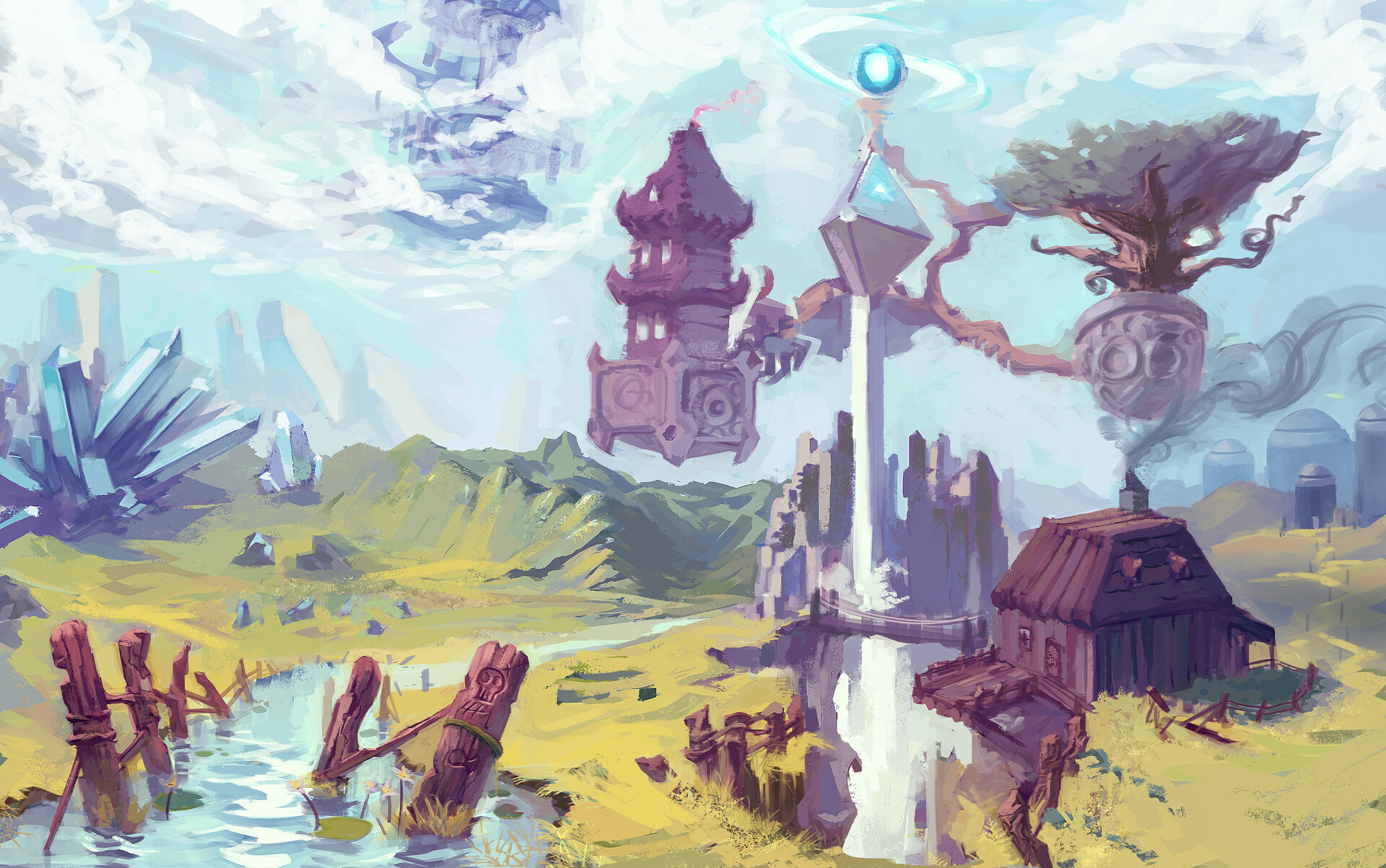 Artstation Surreal Landscape Marcin L