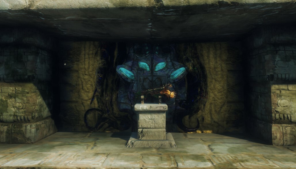 The altar as it appears in engine.