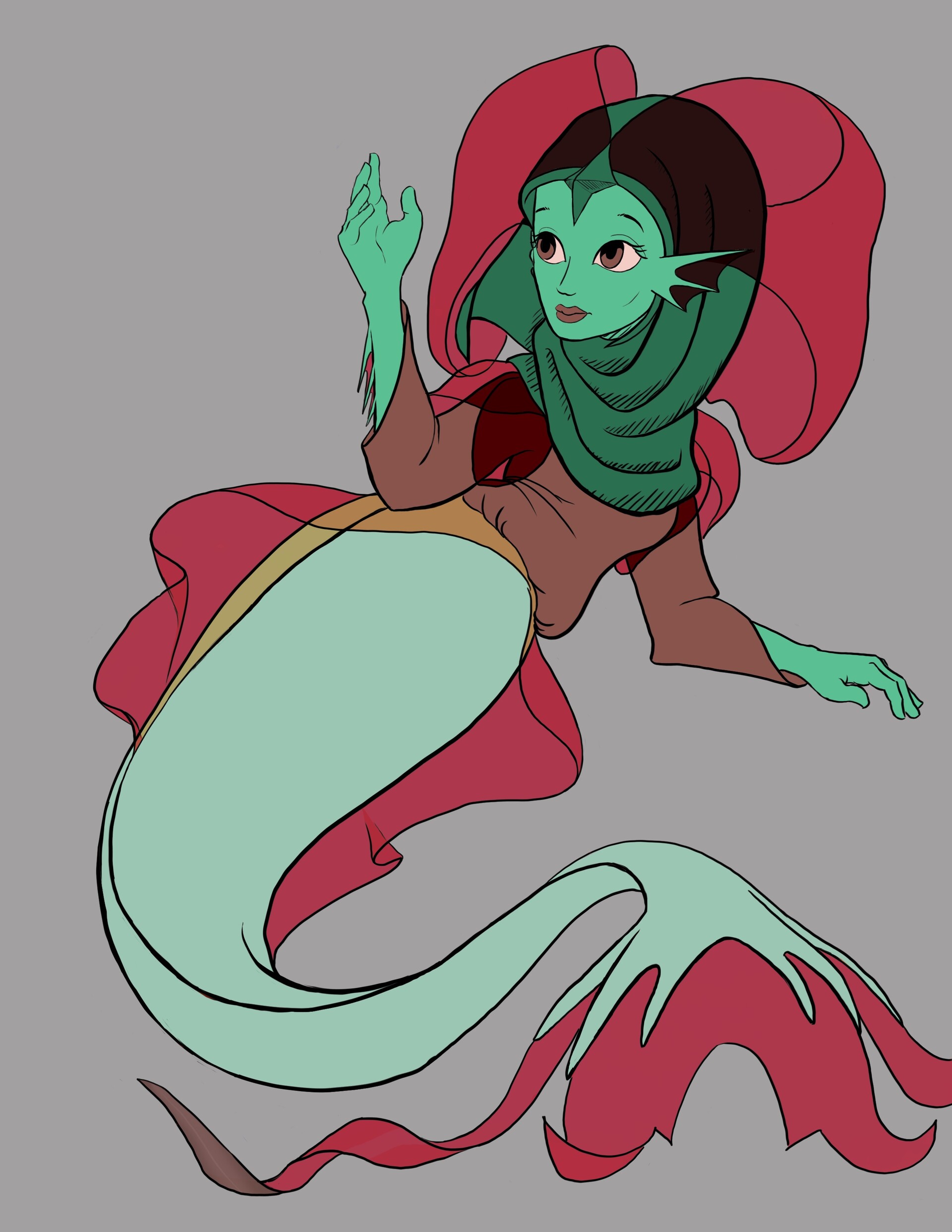 ArtStation Muslim Mermaid