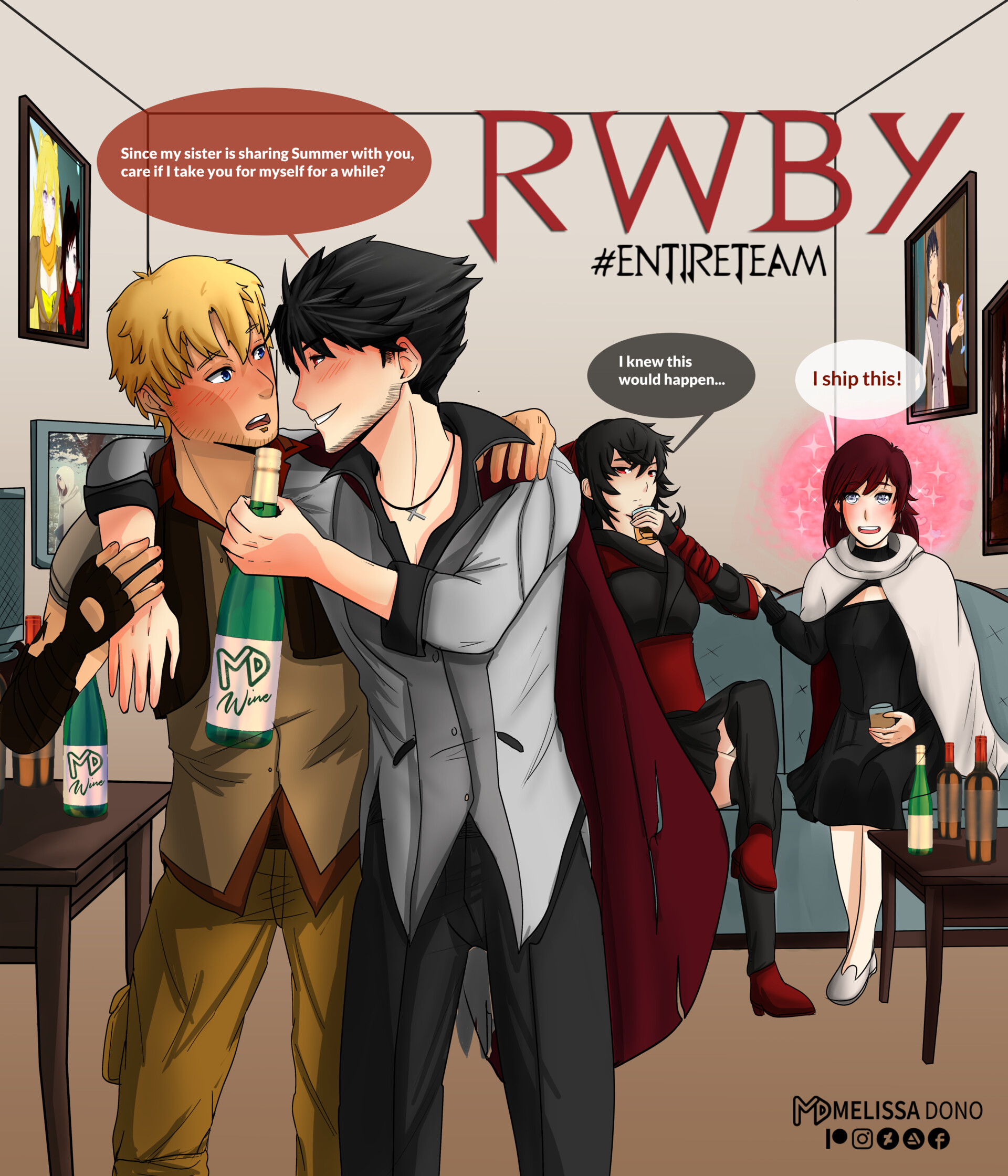 ArtStation - Entireteam - RWBY Fanart