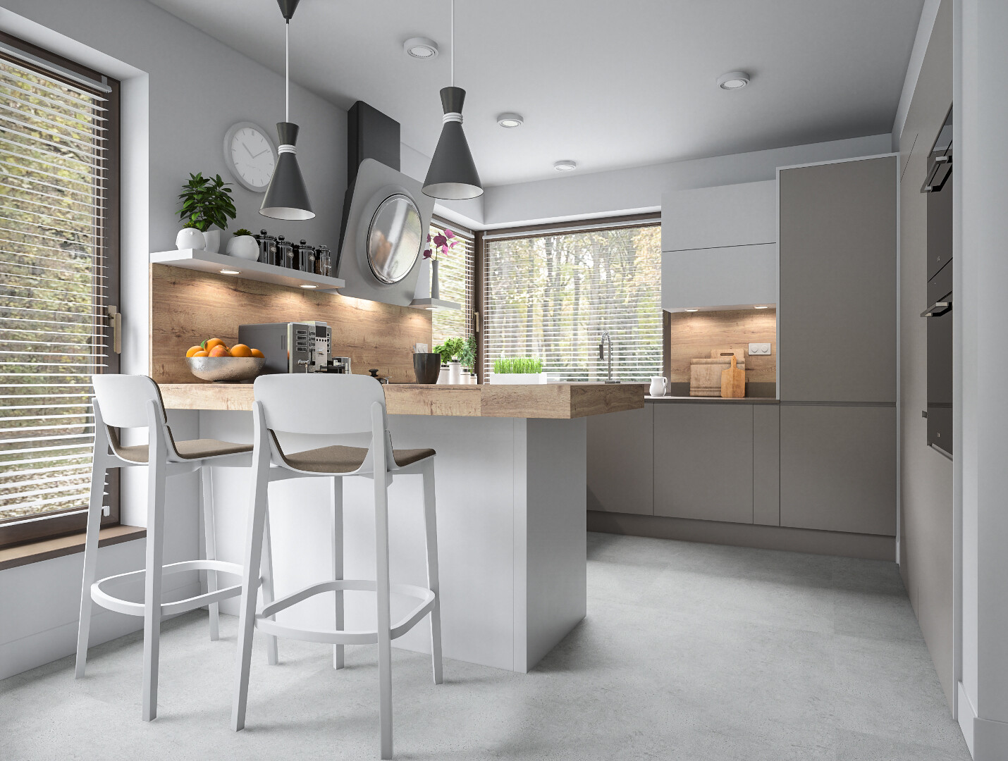 Kitchen in White Coffee mood ( Unreal Engine / UE4 RTX )