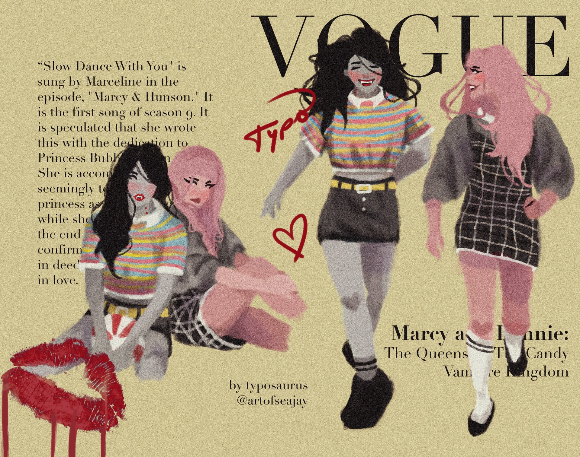 Typosaurus Artofseajay Bubbline Magazine Dancing reference | tutoriel de dessin, idees esquisses. artofseajay bubbline magazine