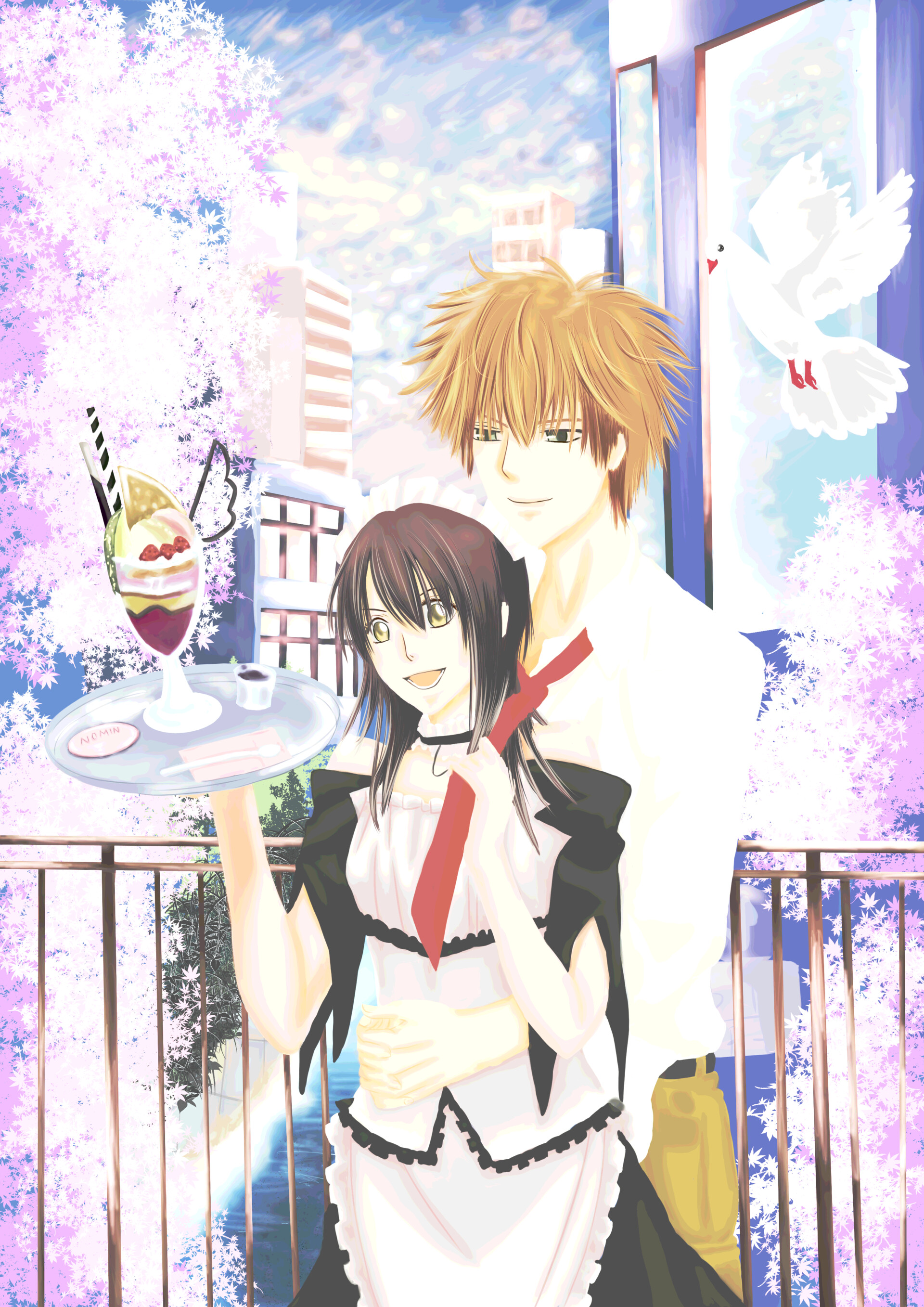 Artstation Kaichou Wa Maid Sama Fanart Hole Hearted