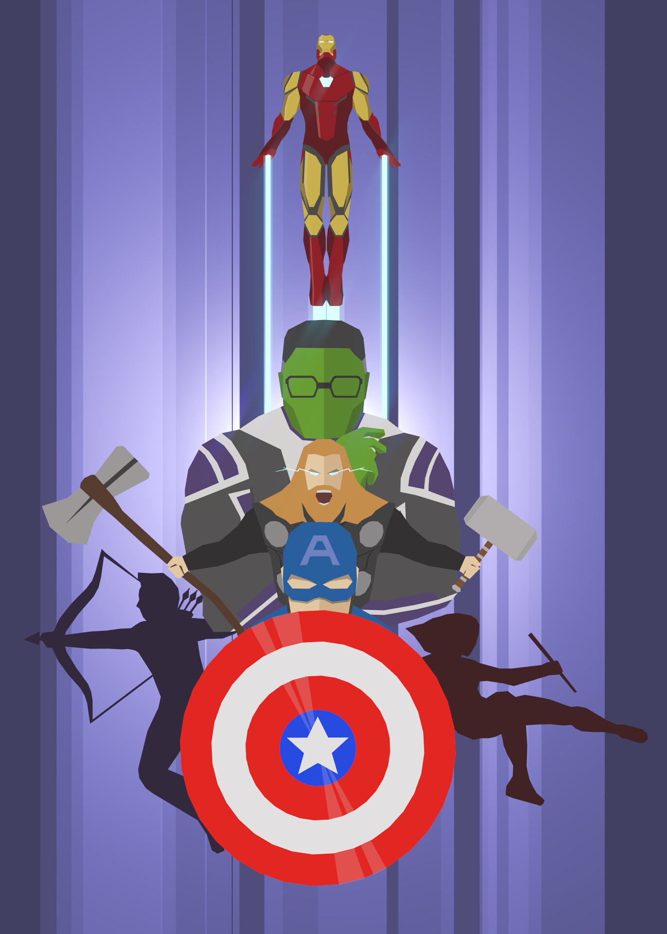 Joao Filipe Santiago Avengers Vector Fanart