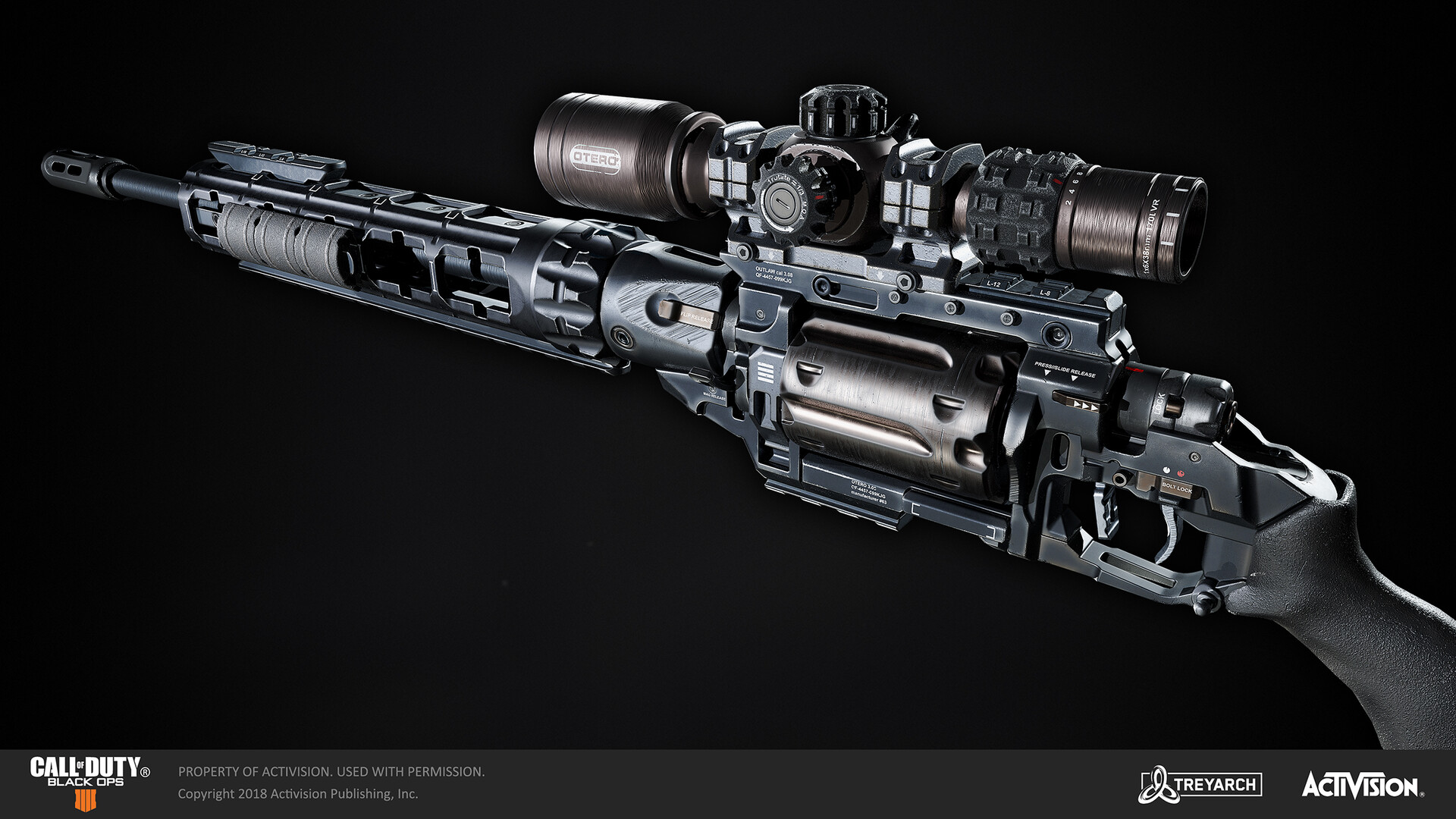 Bruce Bailey Call of Duty Black Ops 4 Outlaw Rifle