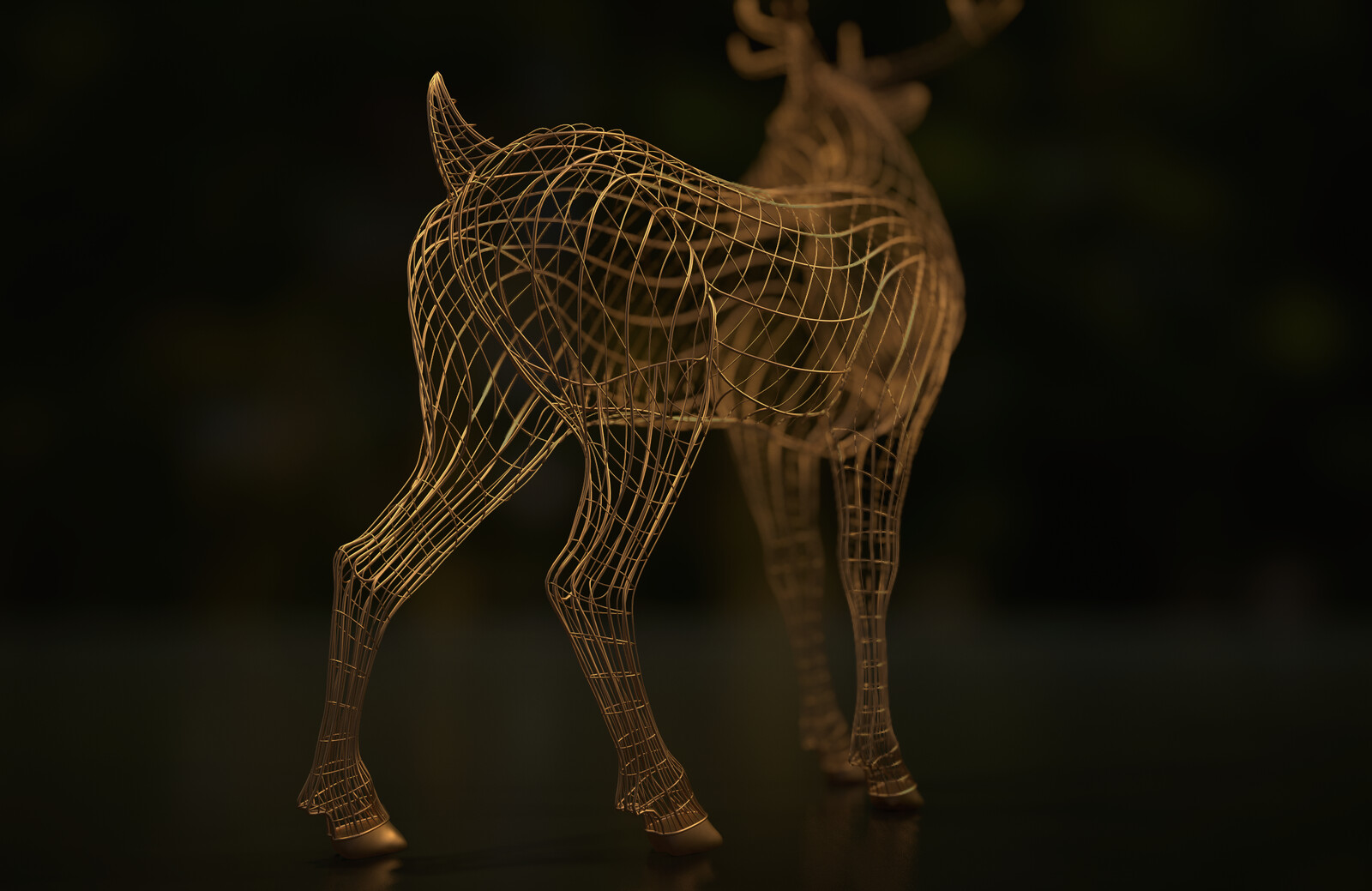Tami Deer wire sculpture