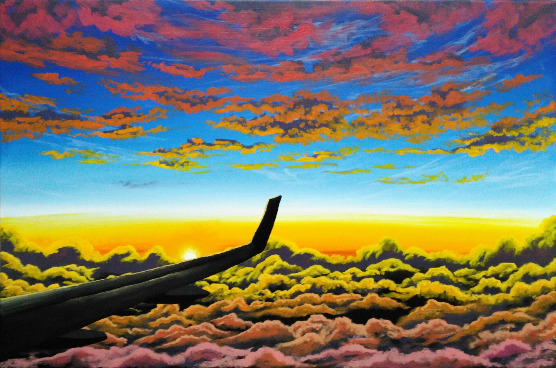 Joseph Steel - Sunset Above Clouds
