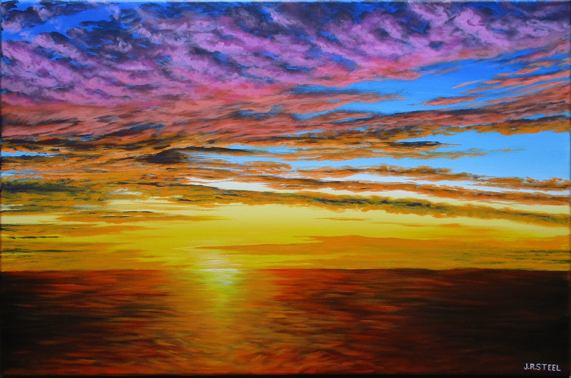 Artstation Ocean Sunset Joseph Steel