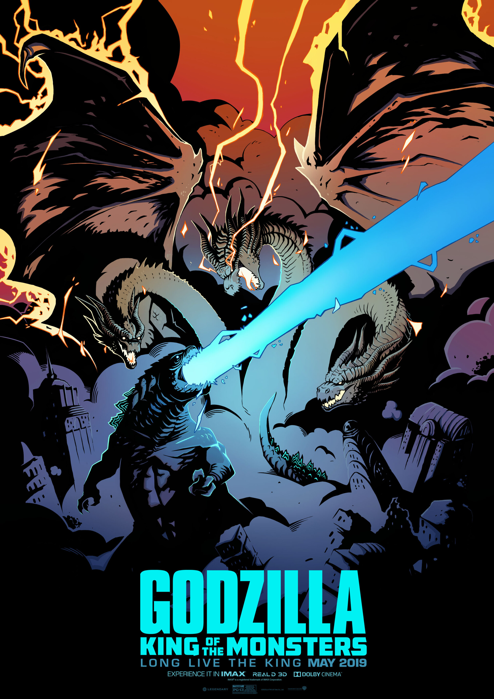 Artstation Godzilla King Of The Monsters Guillermo De Abajo