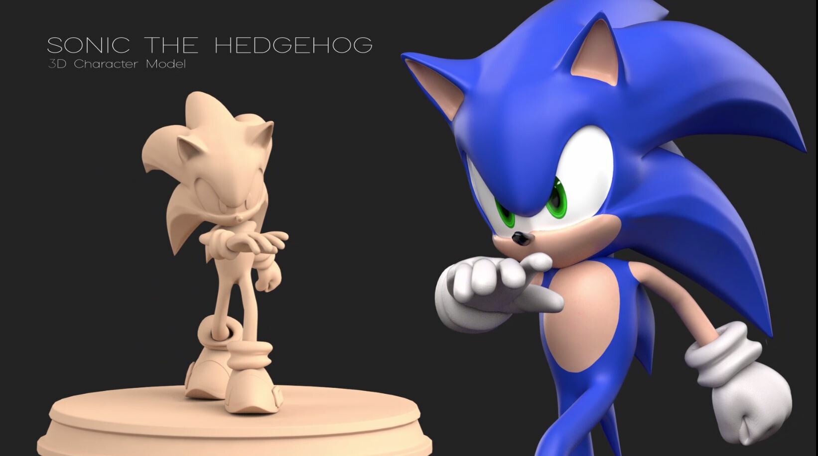 sonic the hedgehog 3d models