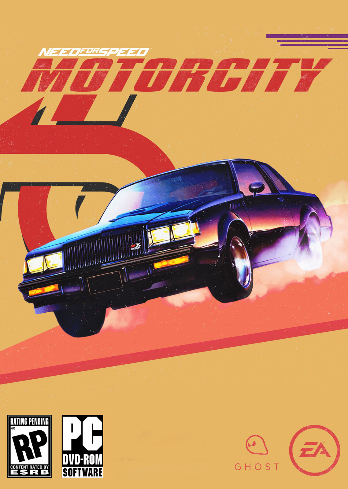 Need for Speed Motorcity (Old Cover - Original Idea)