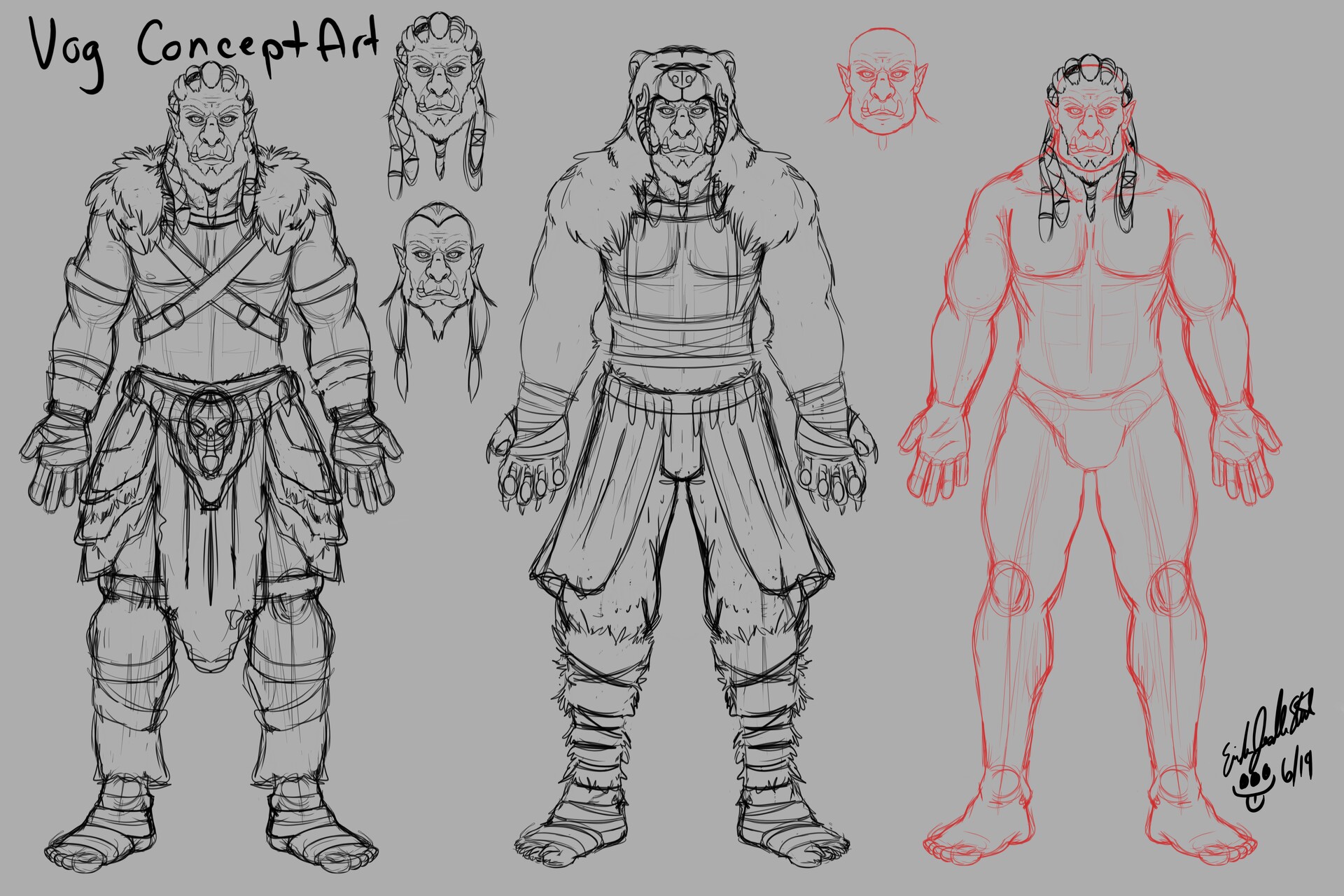 ArtStation Concept Art and Character Reference Sheets