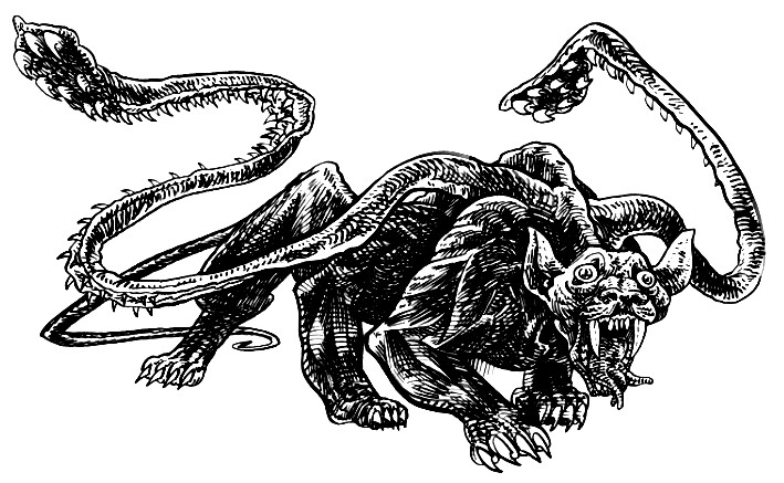 "Warp Beast" Old-School Essentials: Classic Fantasy Monsters