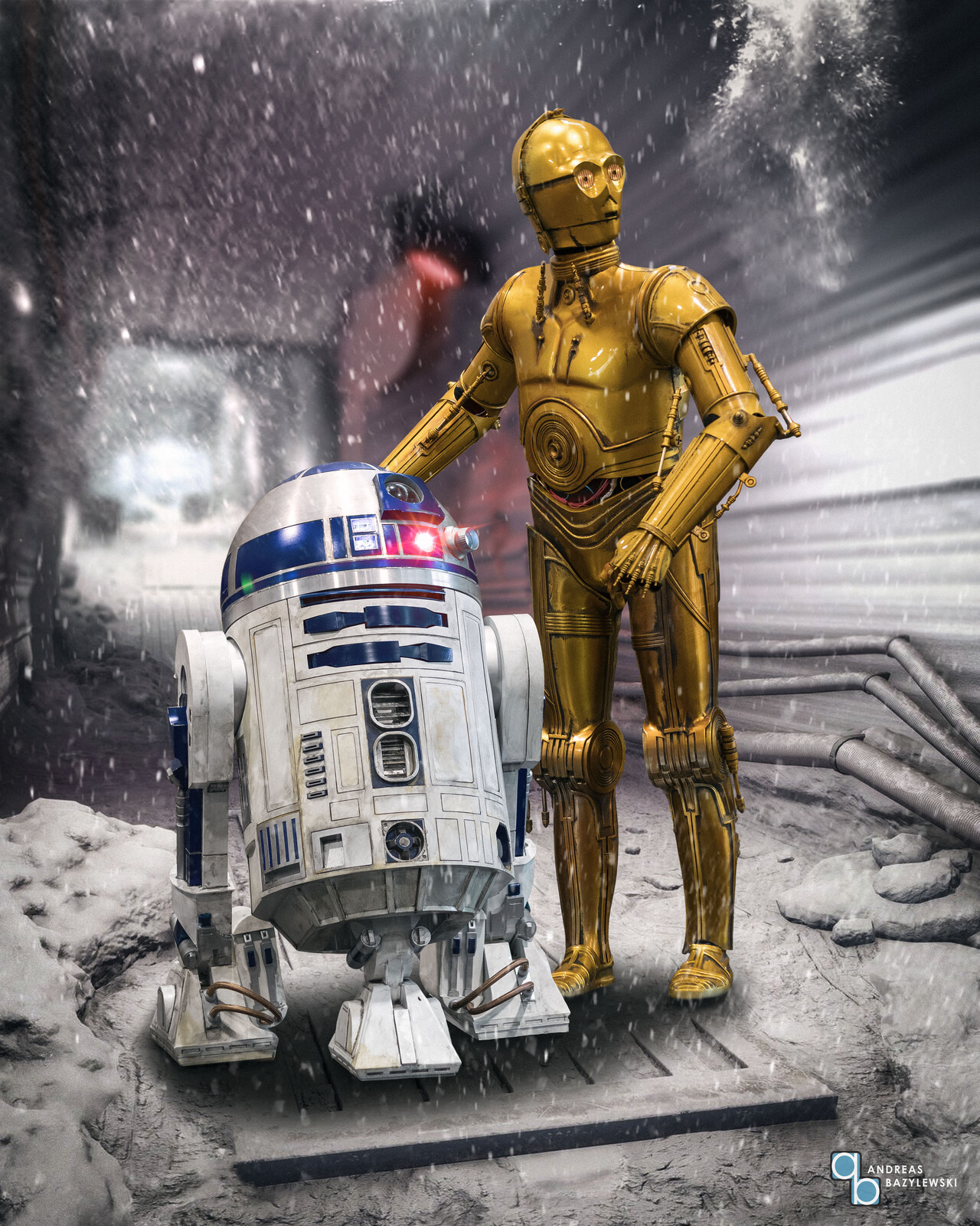 C-3PO &amp; R2-D2 at Echo Base (result)