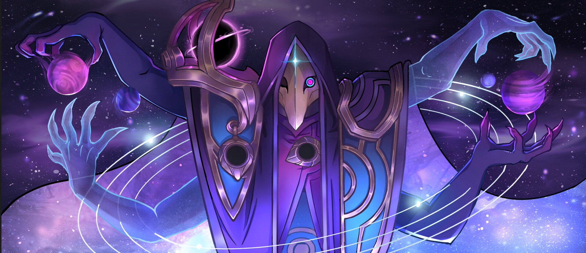 Dark Cosmic Jhin Wallpaper 1080p