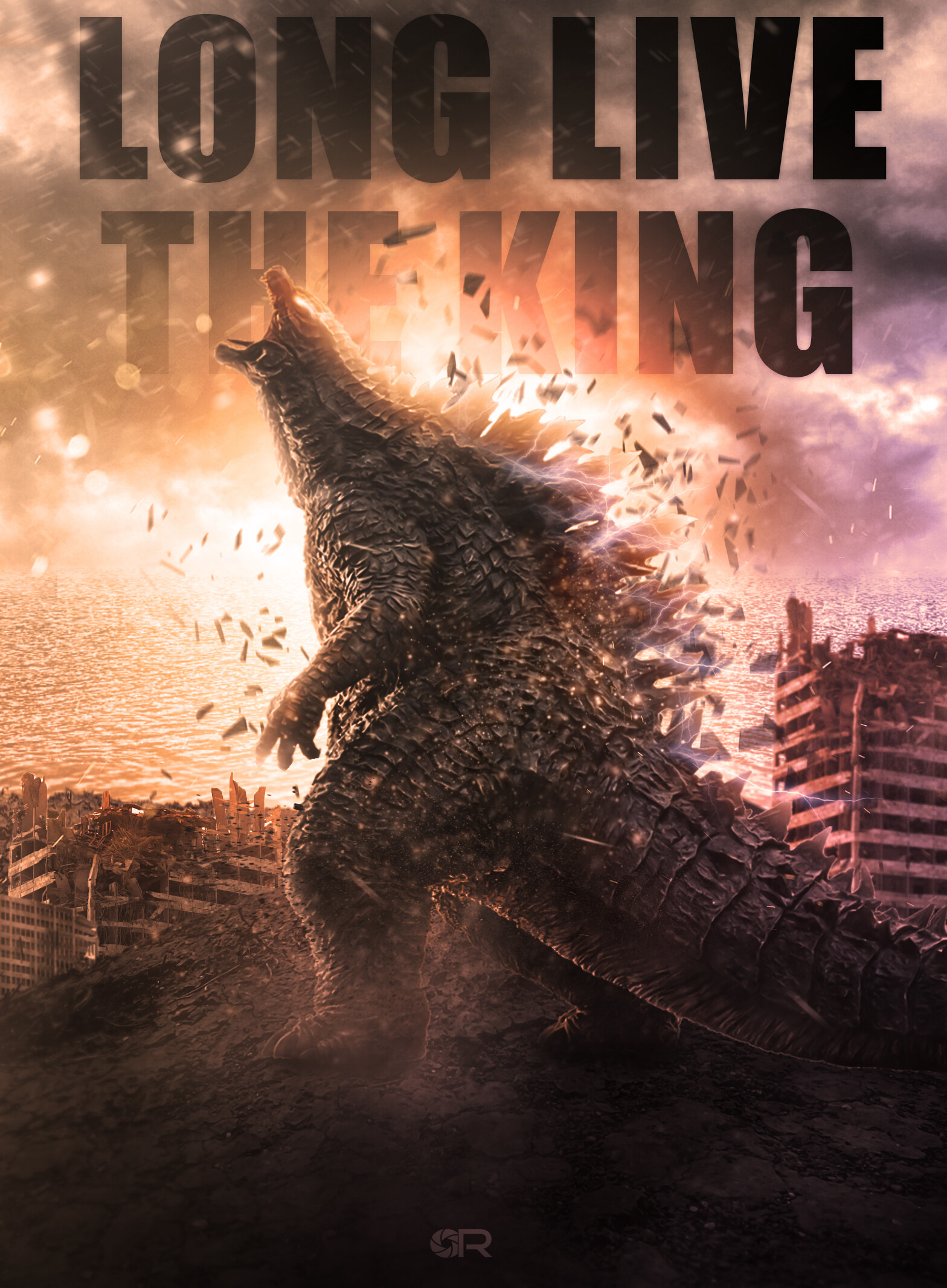 Artstation Godzilla Geoffrey Riccio