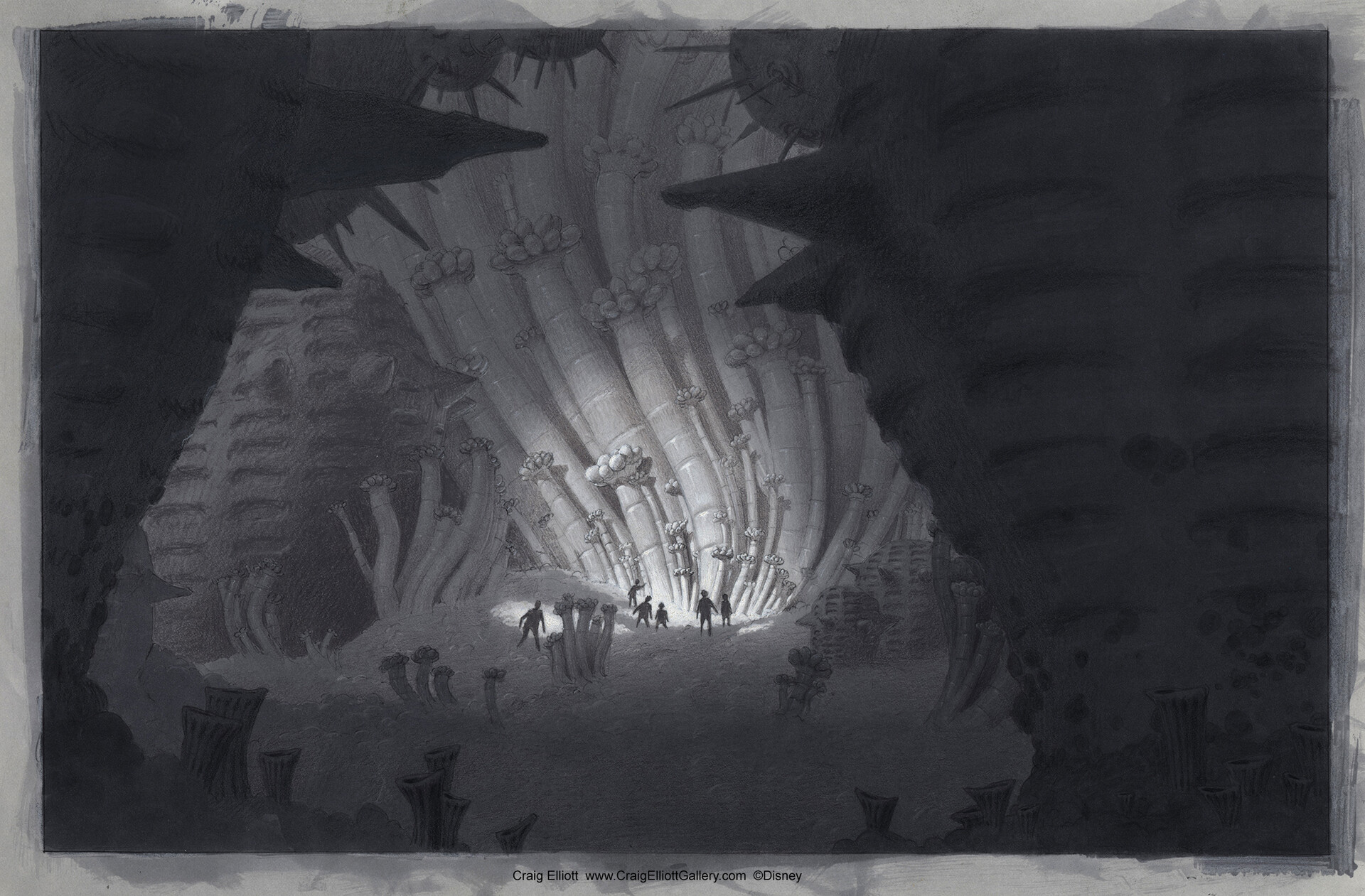 ArtStation - Anemone Wall Alien Jungle