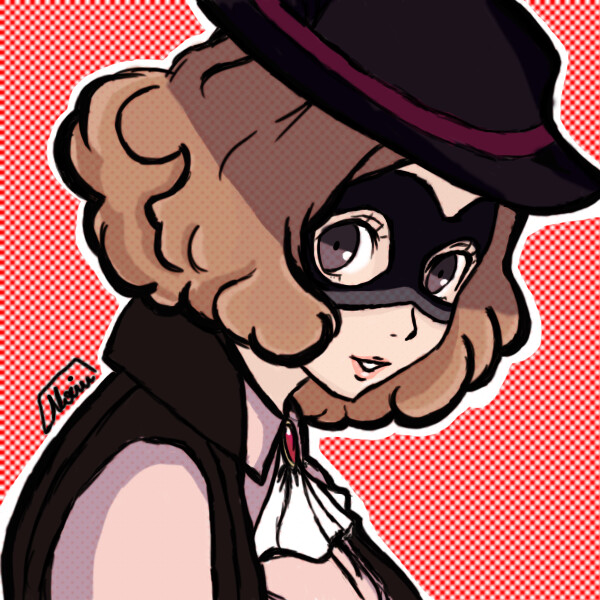 Artstation Haru Okumura Noir From Persona 5 Nana Sa