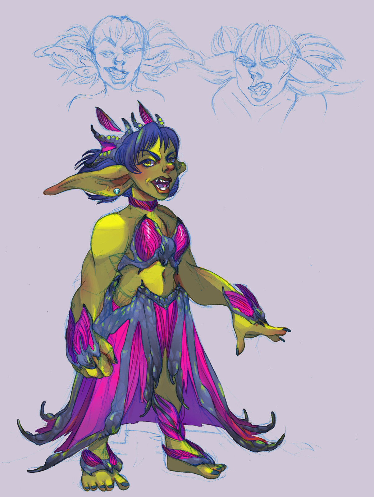 studies: Muuscatelle the Goblin Mage