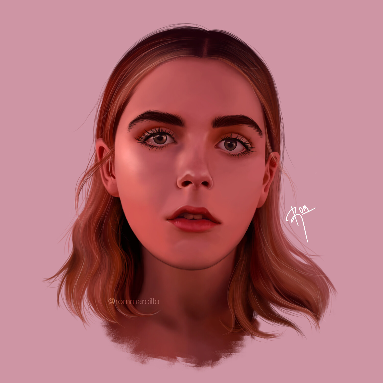 kiernan shipka illustration romina